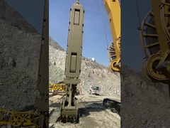 La correa eslabonada TG35 montó el gancho agarrador subterráneo hidráulico de la pared del diafragma de la perforación rotatoria