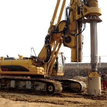 TR280 perforación rotatoria Rig Mounted On Original CAT336D con Max Depth los 85m para la perforación de la fundación