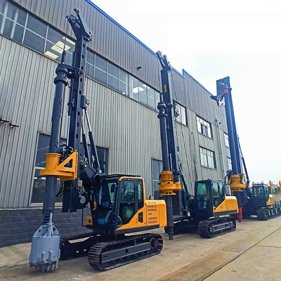 Perforación los 45kN/m de la pila de Mini Rotary Rig Machine Bore de la construcción con la profundidad de perforación el 15m y el diámetro 1000m m