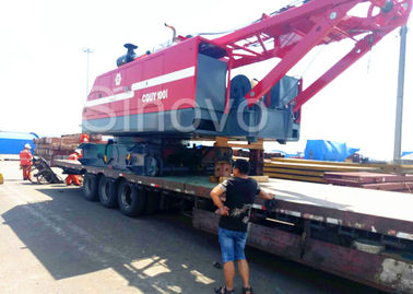 Grúa de correa eslabonada hidráulica CQUY100I 100 Ton Lattice Boom Crane con Cummins QSL.9209/2000KW/rpm en venta