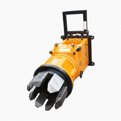 Rompepilotes hidráulico con 20L/min Máximo requerido para el cilindro y 180mm de carrera de avance para una rotura eficiente de pilotes