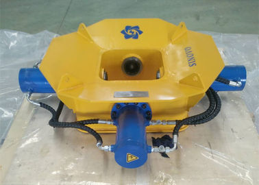 Cortador hidráulico amarillo de la pila de SPF400B, triturador cuadrado de la pila del triturador concreto de la pila, cortador concreto de la pila